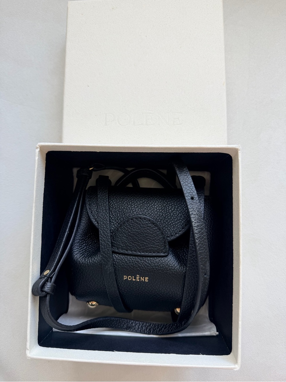 Polène Numéro Un Micro - Mini Leather Crossbody Bag